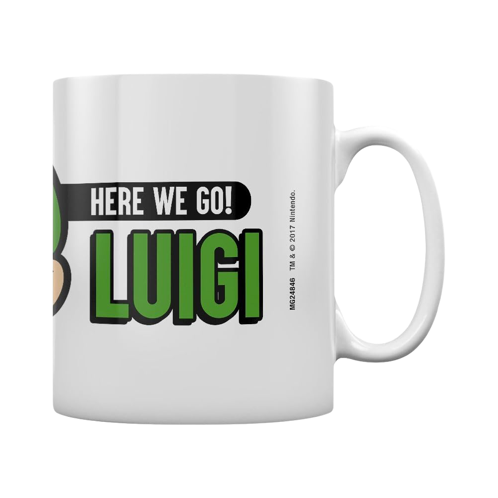 PMD MUG: NINTENDO- SUPER MARIO HERE WE GO! LUIGI