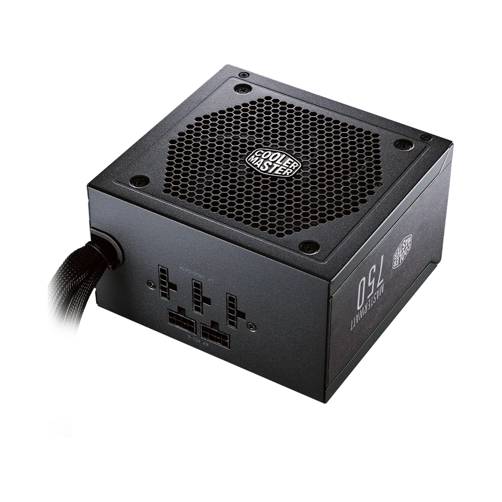 COOLER MASTER MASTERWATT 750W Semi-fanless Modular Power Supply - Black