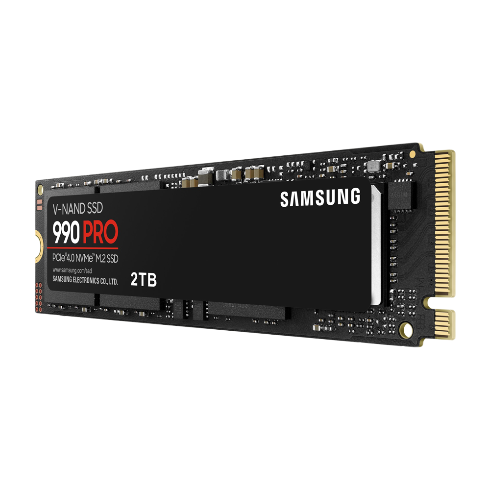 SAMSUNG 990 PRO PCIe 4.0 NVMe M.2 SSD (7,450 MB/s - 6,900 MB/s) - 2TB