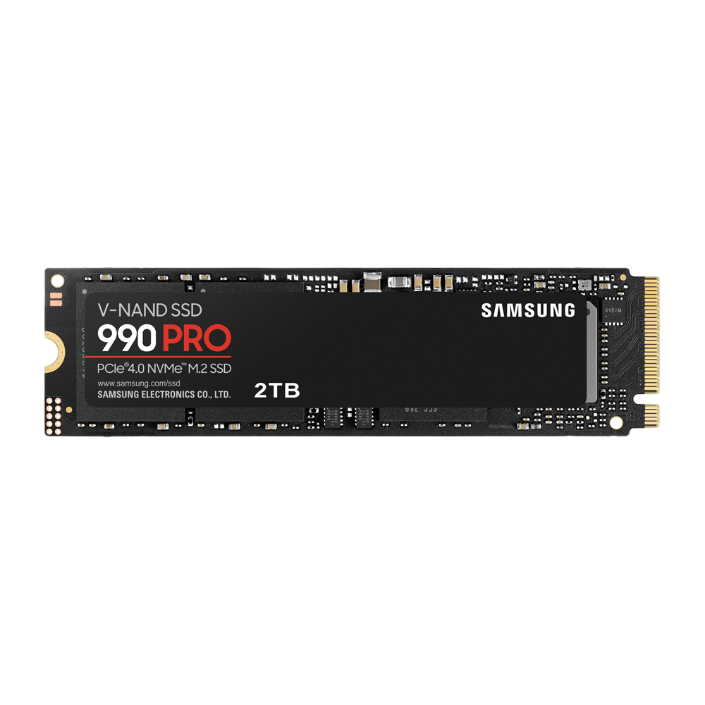 SAMSUNG 990 PRO PCIe 4.0 NVMe M.2 SSD (7,450 MB/s - 6,900 MB/s) - 2TB