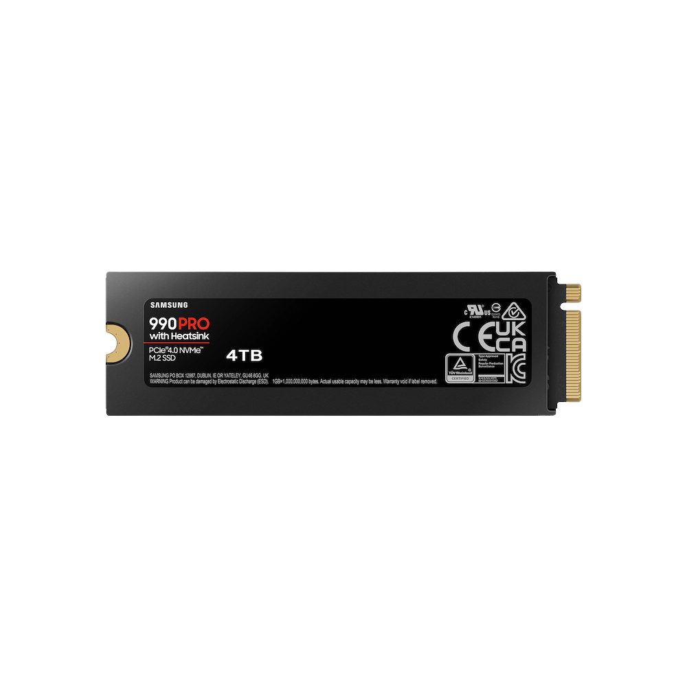SAMSUNG 990 PRO With Heatsink PCIe 4.0 NVMe SSD - 4TB