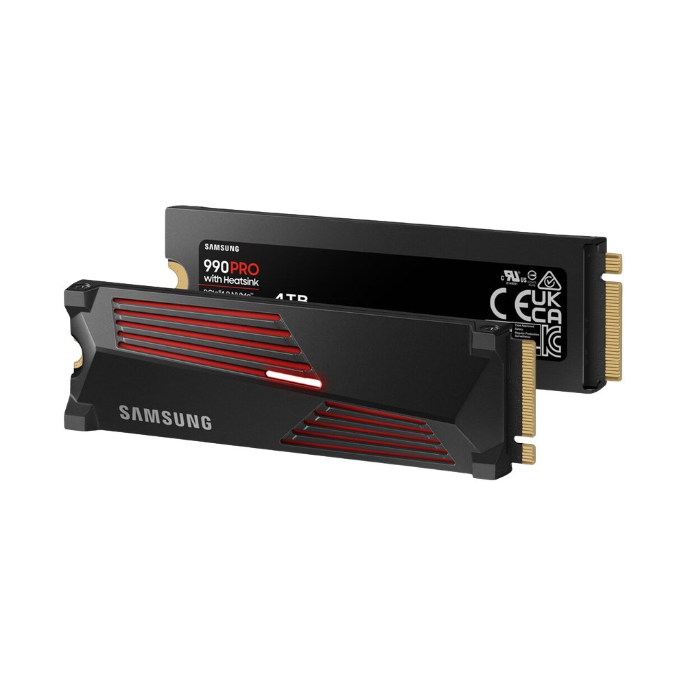 SAMSUNG 990 PRO With Heatsink PCIe 4.0 NVMe SSD - 4TB