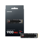 SAMSUNG 9100 PRO M.2 2280 PCIe GEN5X4 NVMe SSD (R:14,800 MB/s W:13,400 MB/s) - 4TB