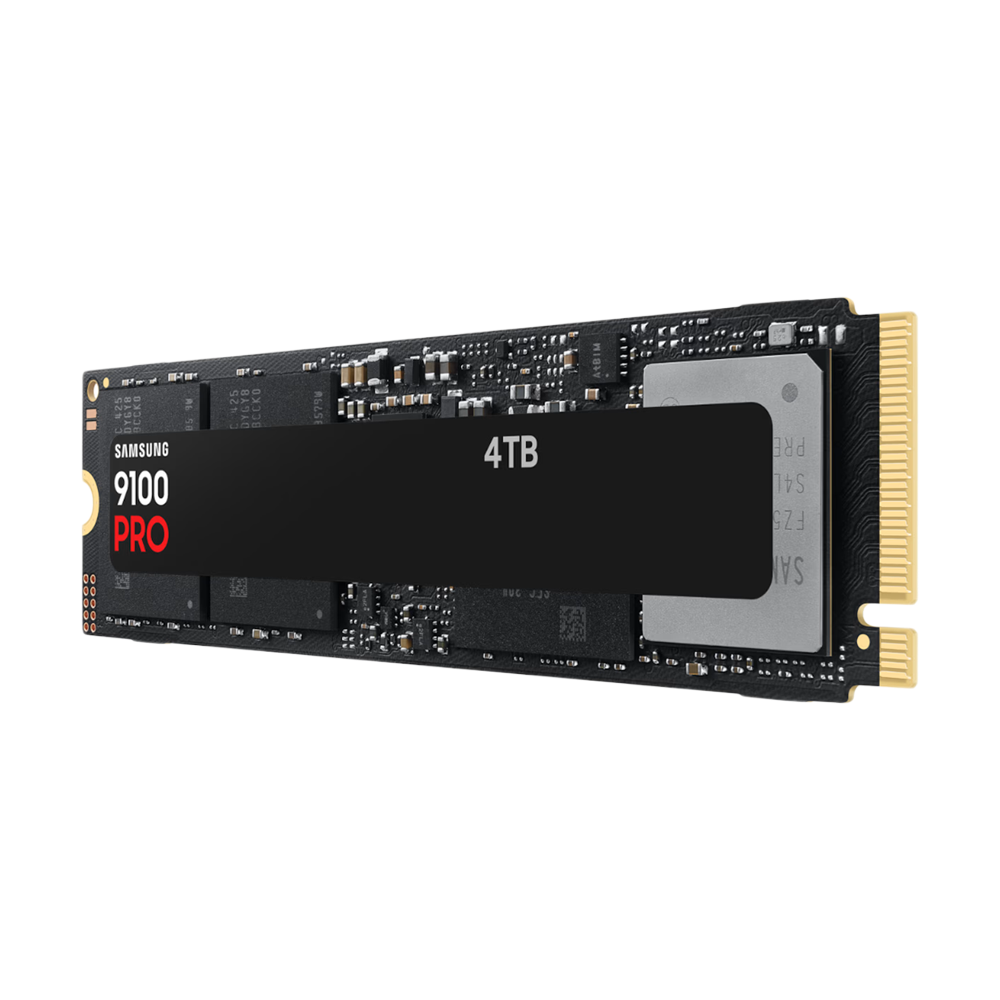 SAMSUNG 9100 PRO M.2 2280 PCIe GEN5X4 NVMe SSD (R:14,800 MB/s W:13,400 MB/s) - 4TB