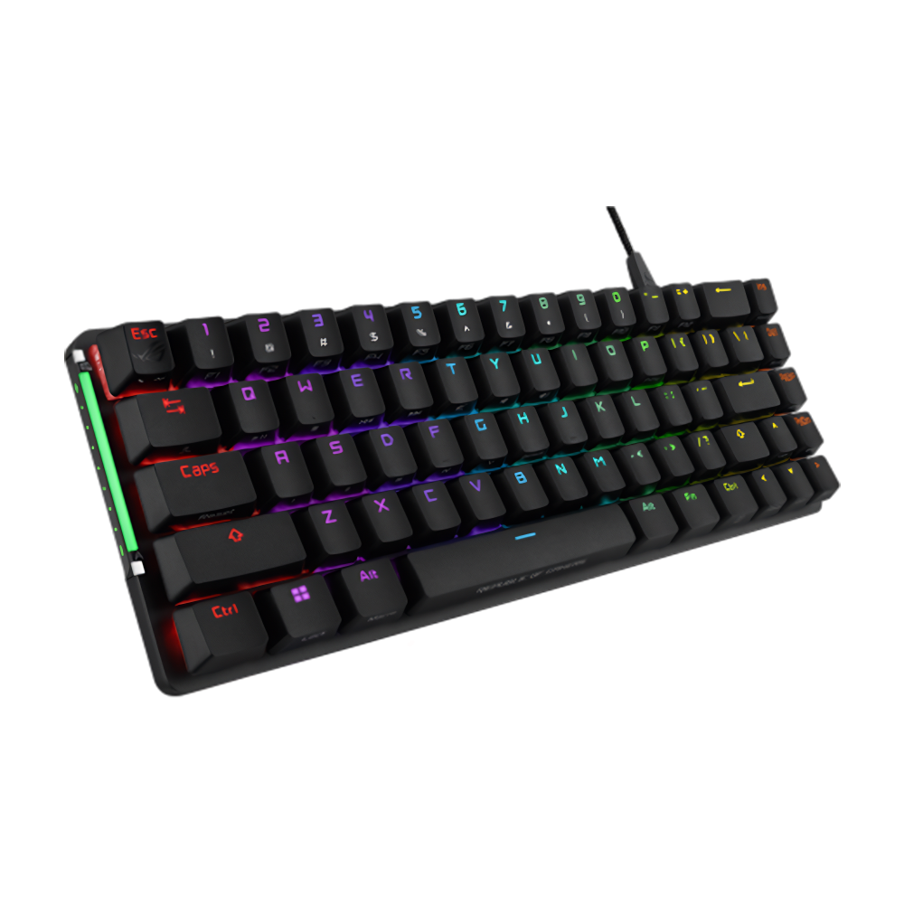 ASUS ROG FALCHION ACE RGB Wired 65% Red Switch Mechanical Gaming Keyboard Arabic - Black