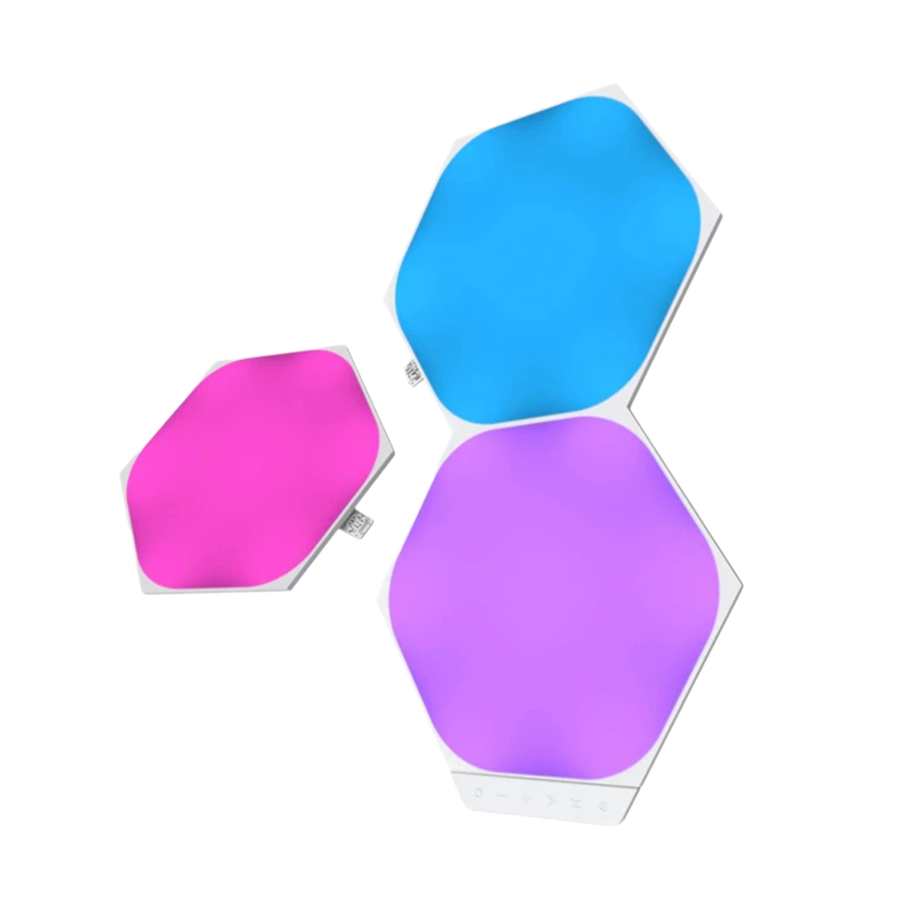 Nanoleaf Shapes Hexagons 3 Panels Light Panel Expansion - White