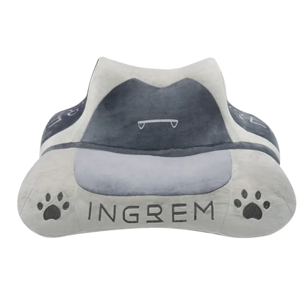 INGREM Fat Cat Pillow - Grey