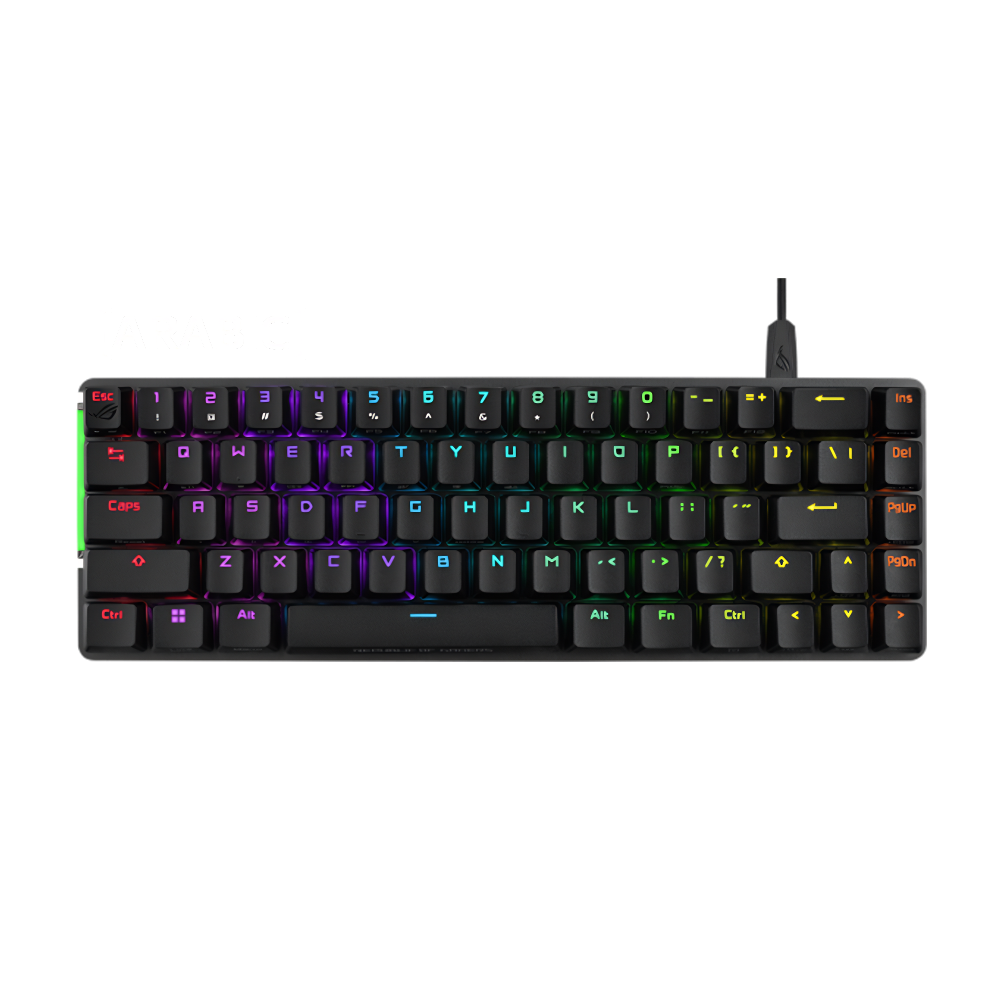 ASUS ROG FALCHION ACE RGB Wired 65% Red Switch Mechanical Gaming Keyboard Arabic - Black