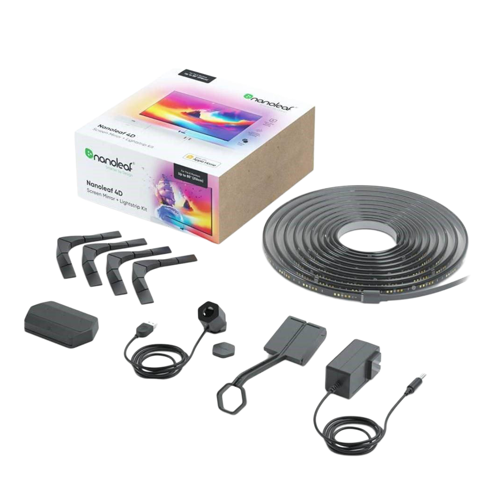 Nanoleaf 4D TV Screen Mirror + Lightstrip Kit 5.2M (TVs & Monitors Up to 65 Inch)