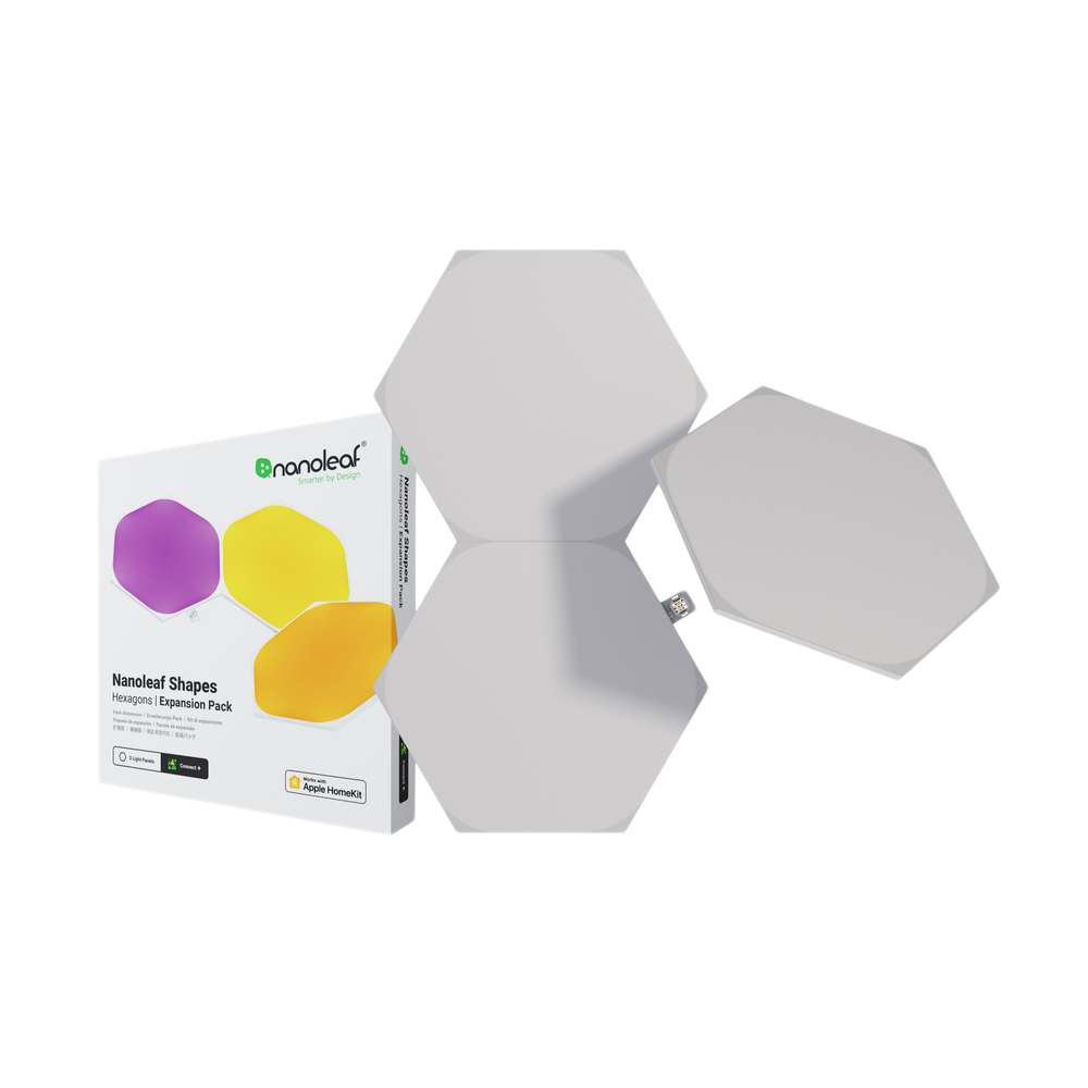 Nanoleaf Shapes Hexagons 3 Panels Light Panel Expansion - White