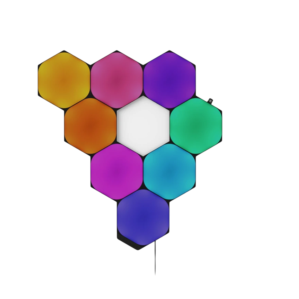 Nanoleaf Shapes Hexagons 9 Panels Starter Kit Limited Edition - Ultra Black