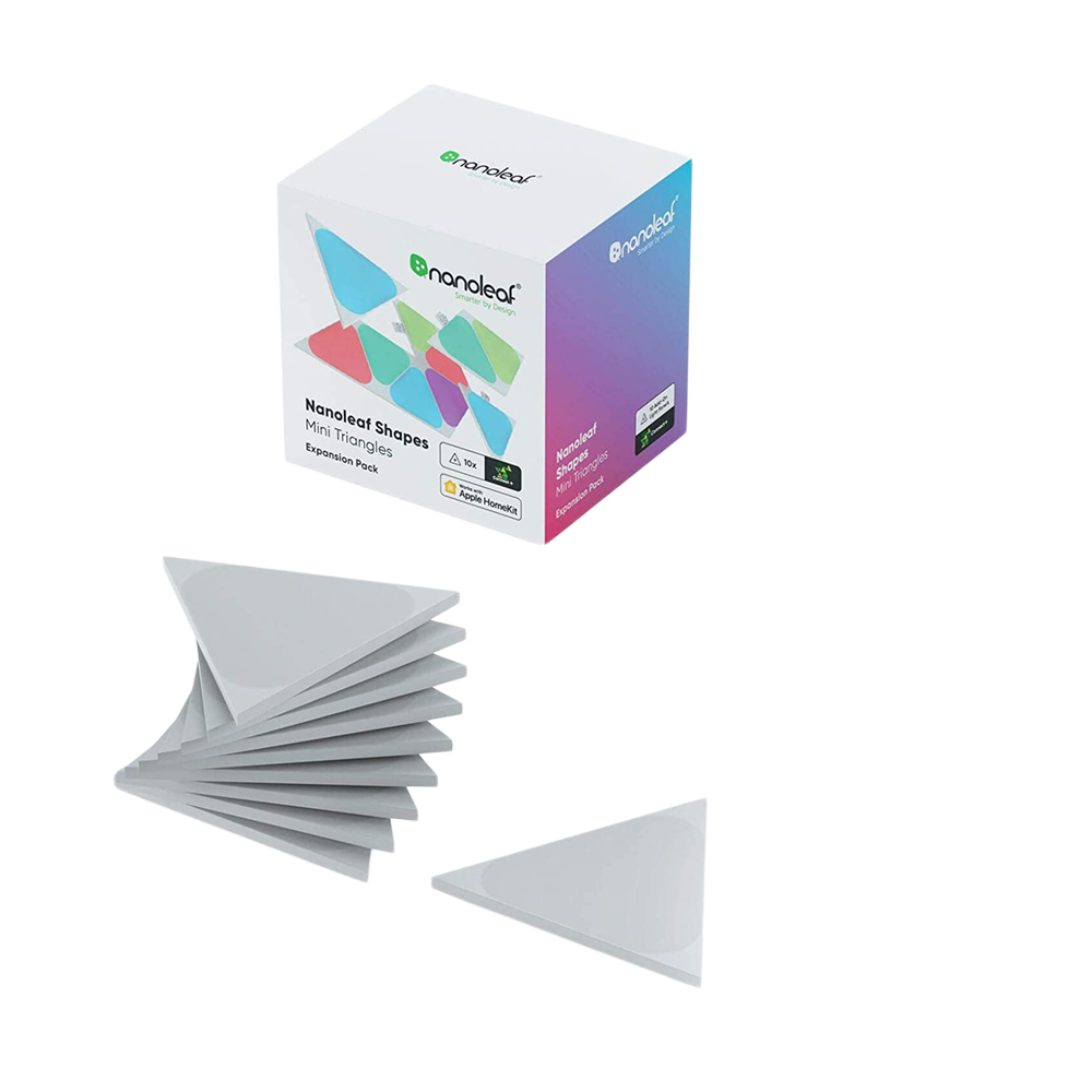 Nanoleaf Shapes Triangle Mini Global Panels Only 10 Pack - White