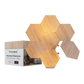 Nanoleaf Hexagons Elements Birchwood Starter Kit 7 Pack EU/UK