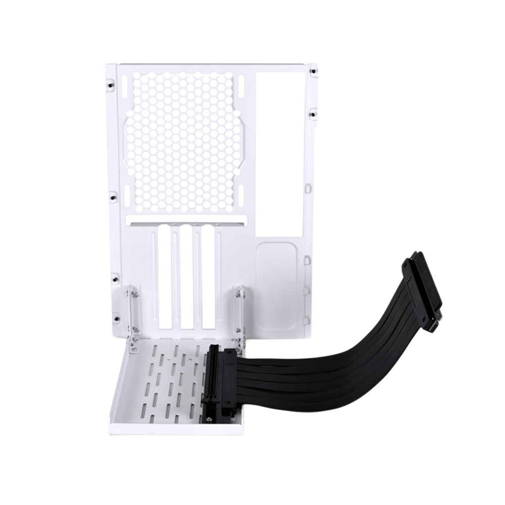 LIAN LI O11D Mini PCIe 4.0 Vertical GPU Bracket Kit - White