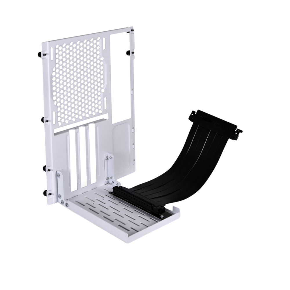 LIAN LI O11D Mini PCIe 4.0 Vertical GPU Bracket Kit - White