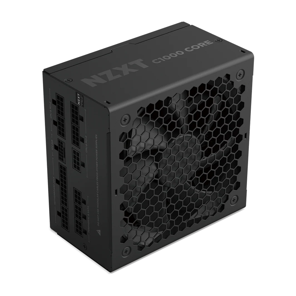 NZXT C1000 1000W Fully Modular Gold Core 80 PLUS ATX 3.1 Power Supply - Black