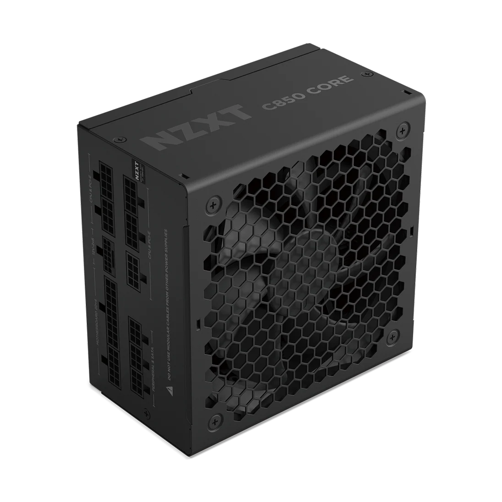 NZXT C850 850W Fully Modular Gold Core 80 PLUS ATX 3.1 Power Supply - Black