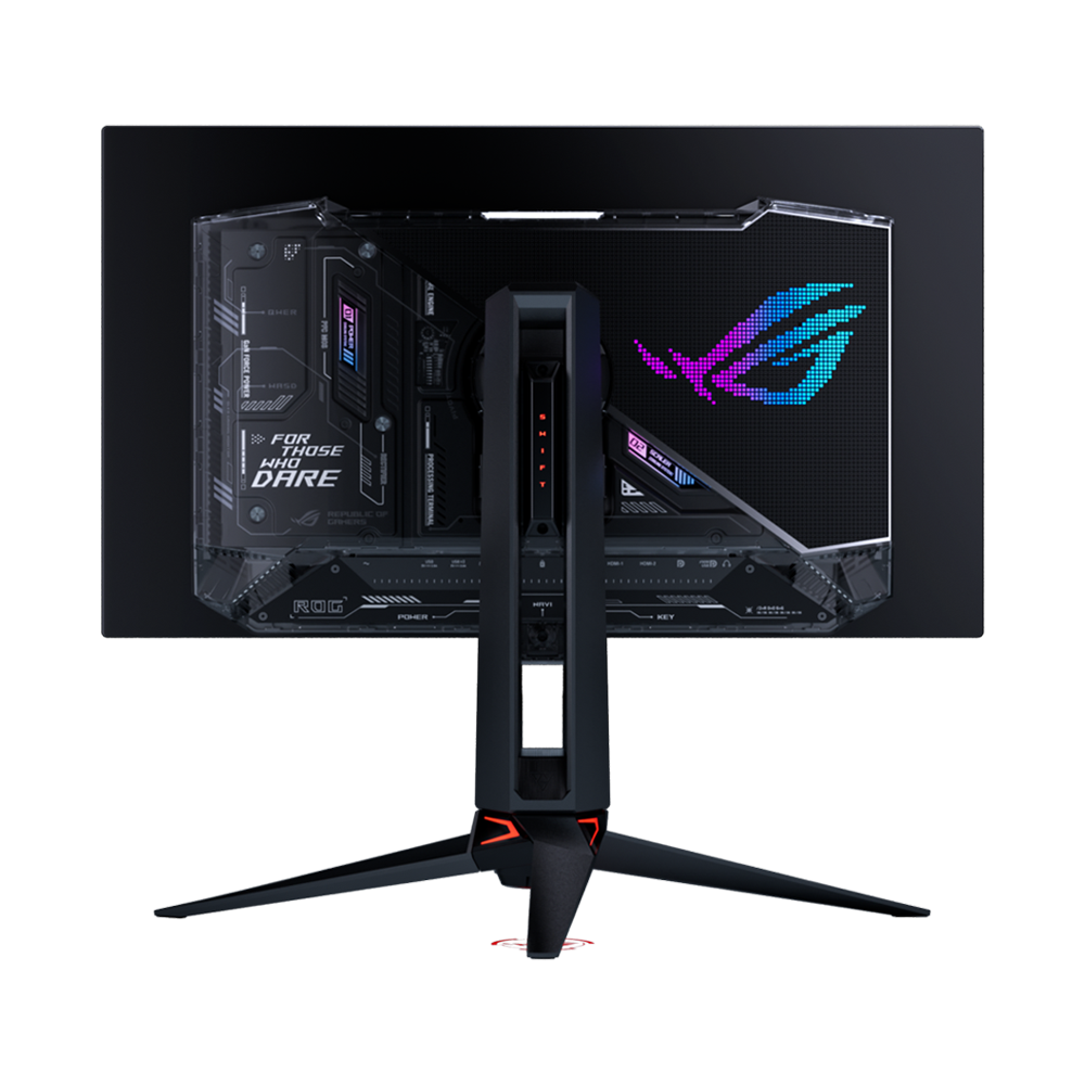 ASUS ROG SWIFT PG27UCWM 27 Inch Dual Mode 4K 240Hz FHD 480Hz HDMI 2.1 0.03ms Tandem WOLED Gaming Monitor - Black