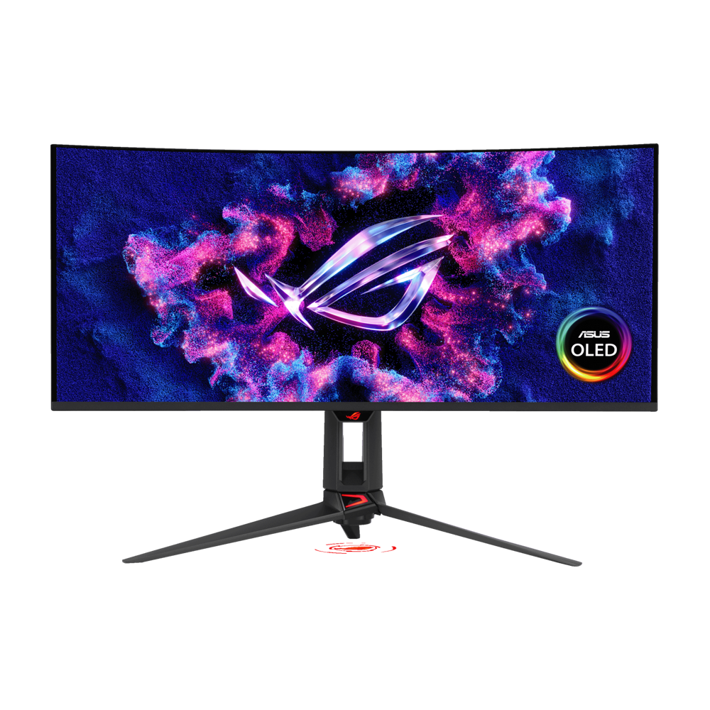 ASUS ROG SWIFT PG34WCDN 34 Inch 360Hz WQHD HDMI 2.1 0.03ms Tandem QD-OLED Gaming Monitor - Black