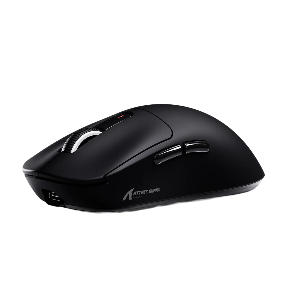 ATTACK SHARK X3 PAW3395 Magnesium Alloy Superlight Wireless Gaming Mouse - Black