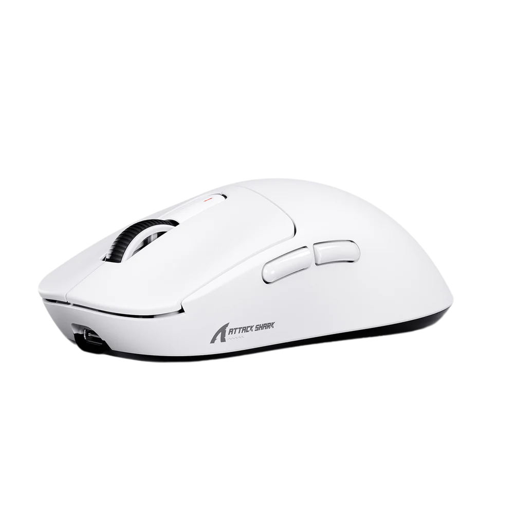 ATTACK SHARK X3 PAW3395 Magnesium Alloy Superlight Wireless Gaming Mouse - White