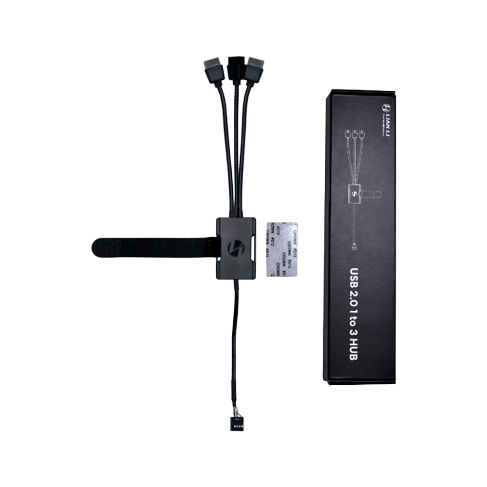 LIAN LI USB 2.0 Hub 1 to 3 Hub Supports UNI Fan Series Controller