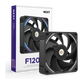 NZXT F120X 120mm Performance RGB Single Case Fan - Black