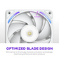 NZXT F360X 360mm Performance RGB Single Frame Case Fan - White
