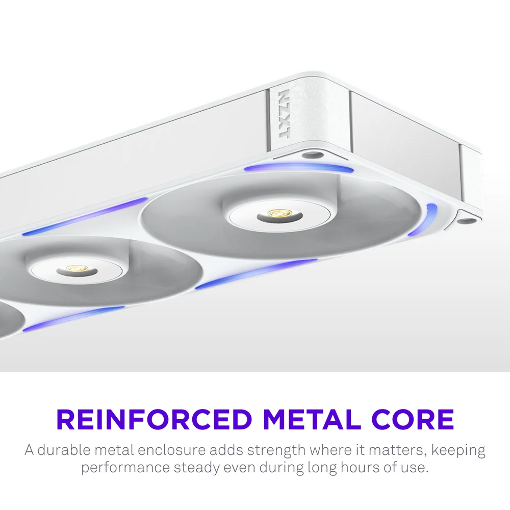 NZXT F360X 360mm Performance RGB Single Frame Case Fan - White