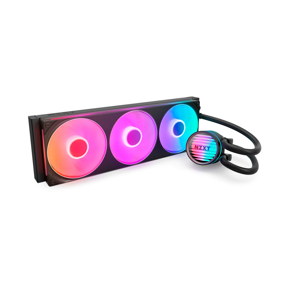 NZXT Kraken Core 360 RGB 360mm AIO Liquid Cooler - Black