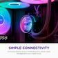 NZXT Kraken Core 360 RGB 360mm AIO Liquid Cooler - Black