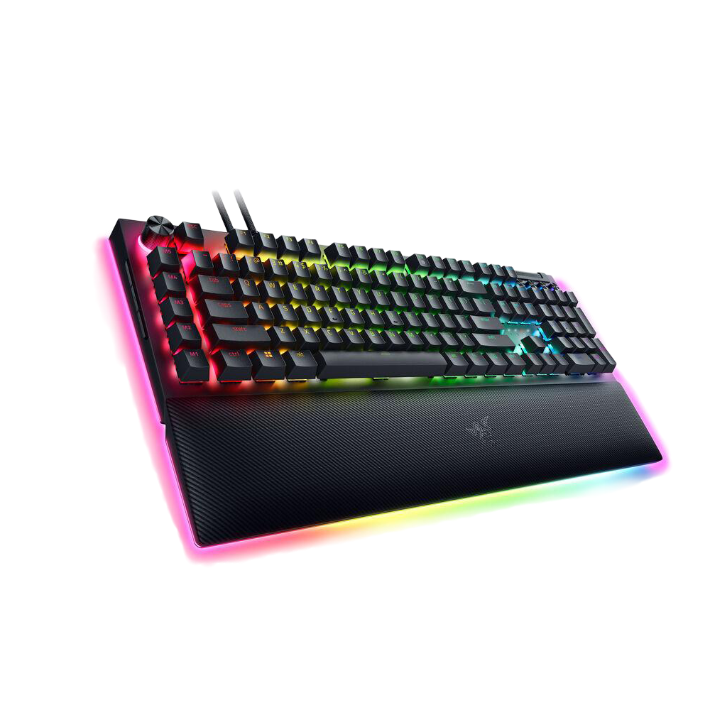 RAZER BLACKWIDOW V4 PRO With Razer Chroma RGB Yellow Switch Mechanical Gaming Keyboard US - Black