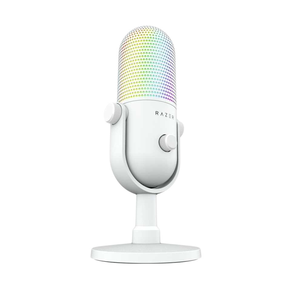 RAZER SEIREN V3 Chroma RGB USB Streaming Microphone - White