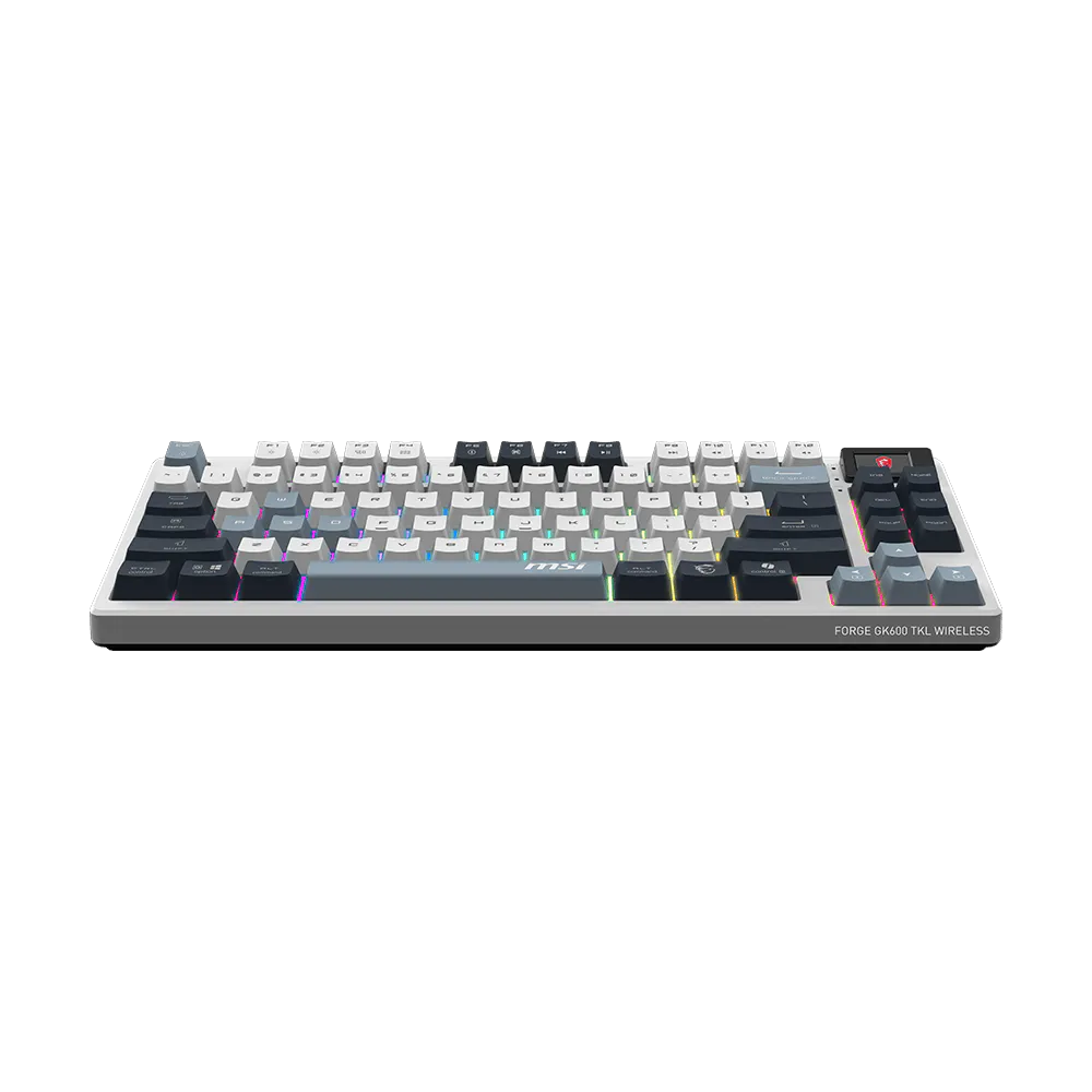MSI FORGE GK600 TKL Wireless Gaming Keyboard - Sky