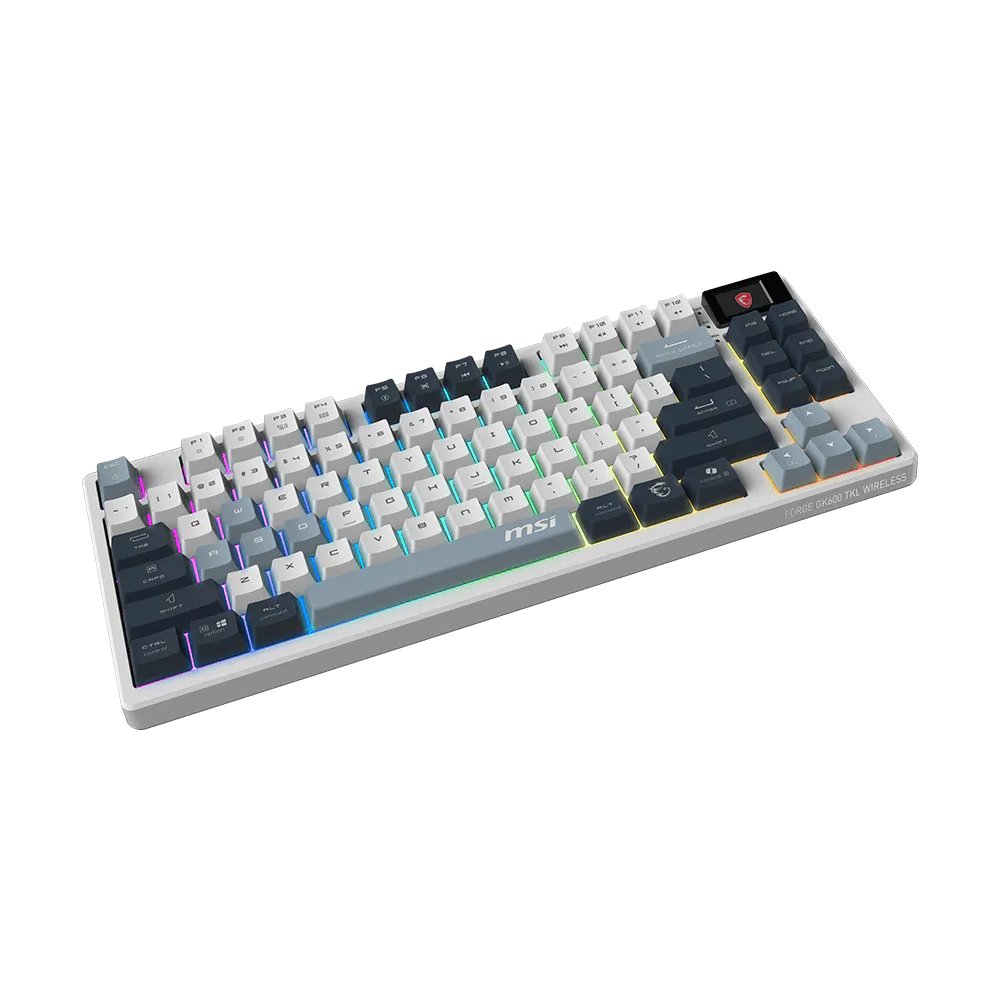 MSI FORGE GK600 TKL Wireless Gaming Keyboard - Sky