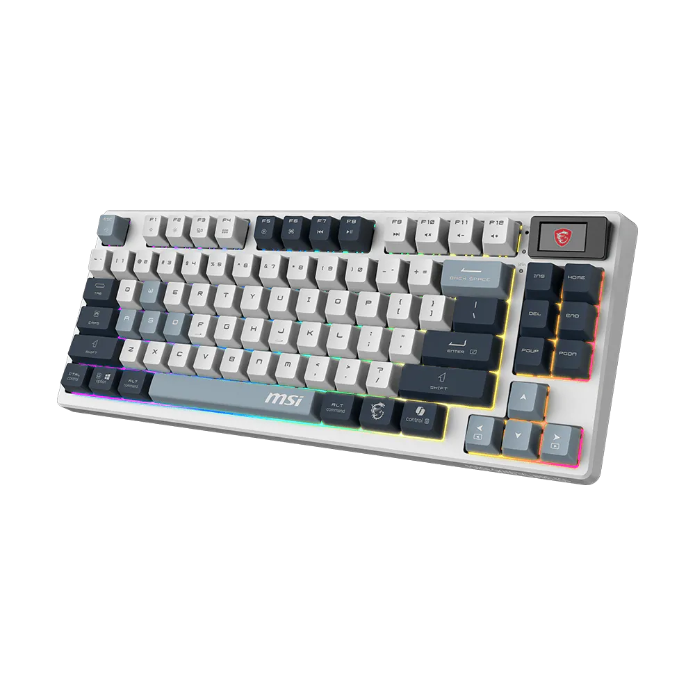 MSI FORGE GK600 TKL Wireless Gaming Keyboard - Sky