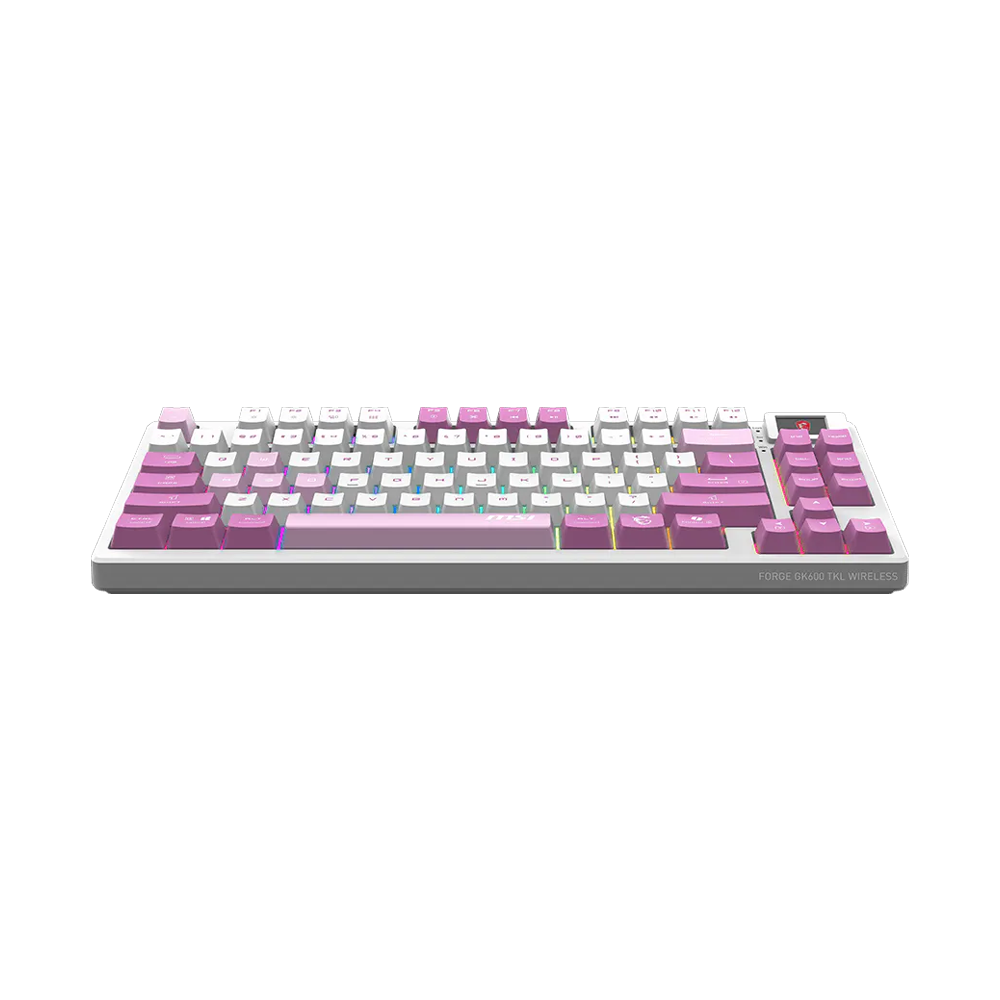 MSI FORGE GK600 TKL Wireless Gaming Keyboard - Violet