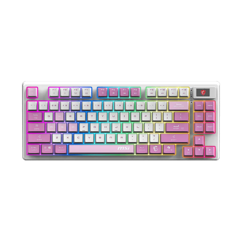 MSI FORGE GK600 TKL Wireless Gaming Keyboard - Violet