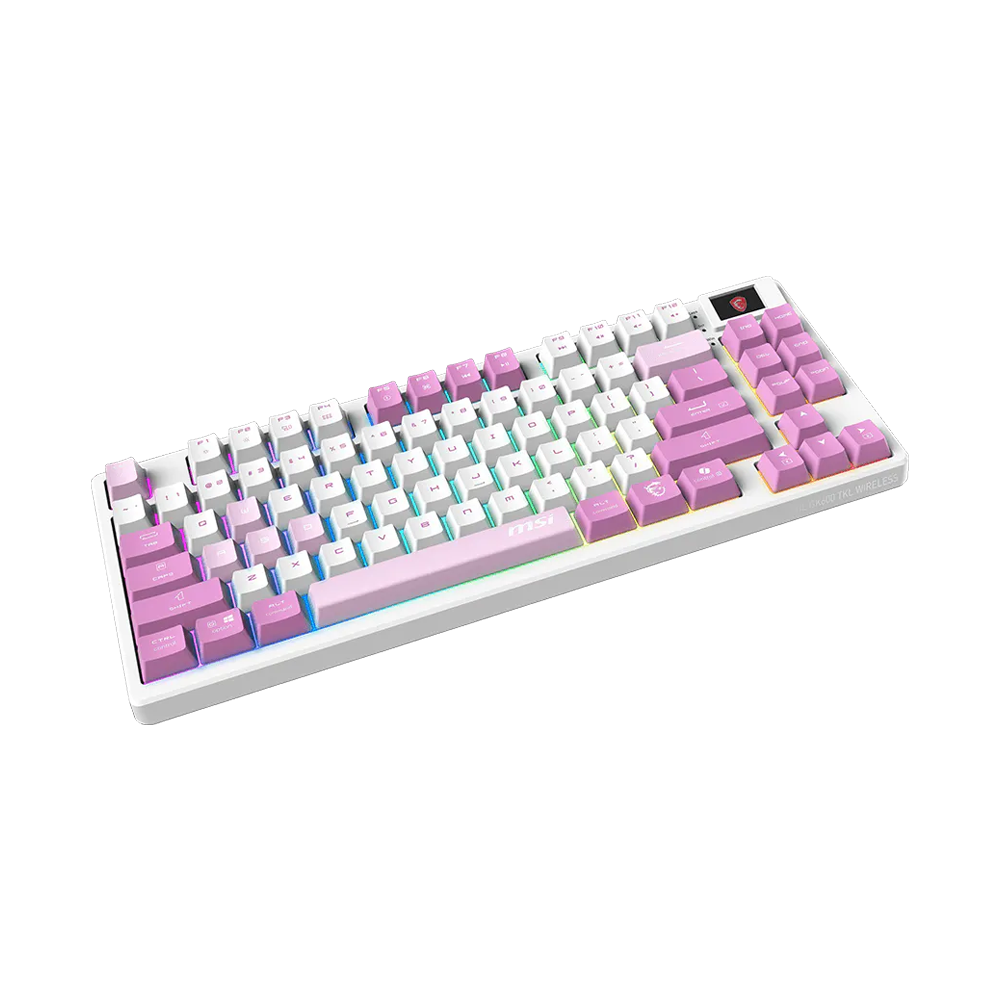 MSI FORGE GK600 TKL Wireless Gaming Keyboard - Violet