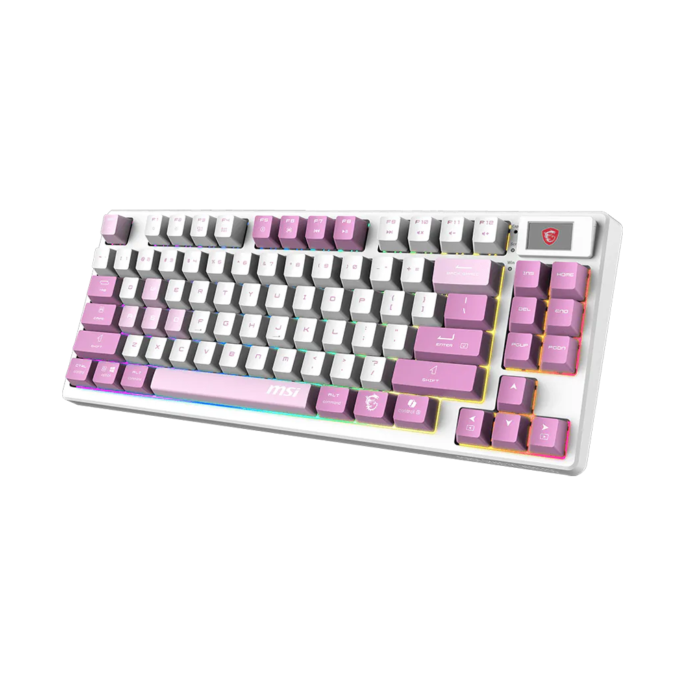MSI FORGE GK600 TKL Wireless Gaming Keyboard - Violet