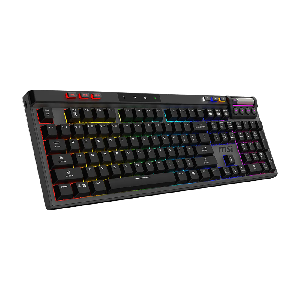 MSI STRIKE PRO Wireless Gaming Keyboard - Black