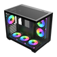 FSP S342 With 6 ARGB Fans Mid Tower Case - Black