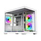 FSP S342 With 6 ARGB Fans Mid Tower Case - White