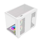 FSP S342 With 6 ARGB Fans Mid Tower Case - White