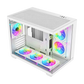 FSP S342 With 6 ARGB Fans Mid Tower Case - White