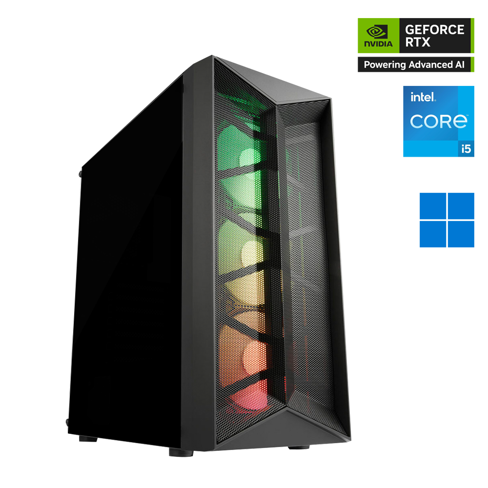 Atomizer i5 14th Gen Nvidia GeForce RTX 5050 8GB Gaming PC