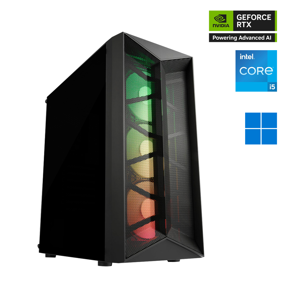 Bizon i5 14th Gen Nvidia GeForce RTX 5060 Ti 8GB Gaming PC