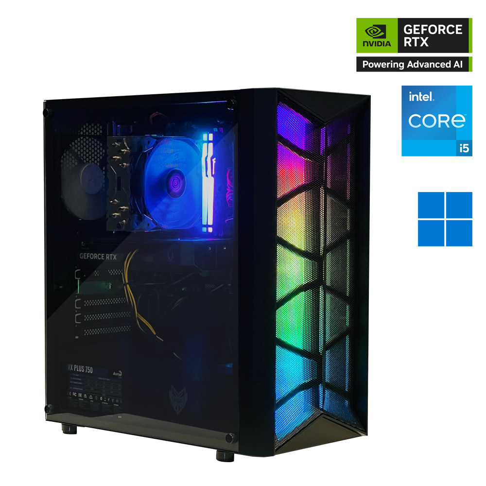 Bizon i5 14th Gen Nvidia GeForce RTX 5060 Ti 8GB Gaming PC
