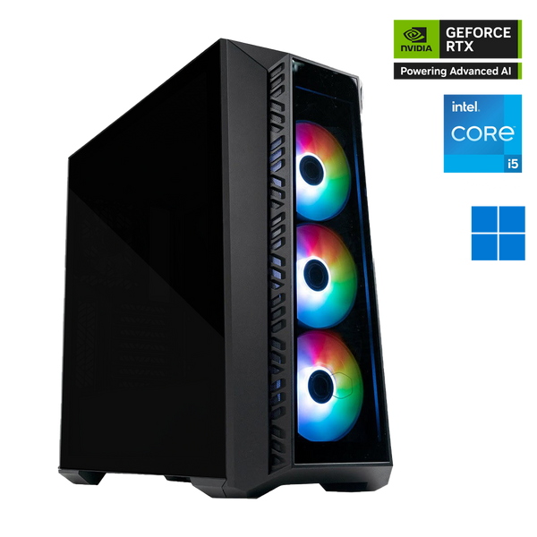 BlackReaper i5 14th Gen Nvidia GeForce RTX 5060 Ti OC 8GB Gaming PC