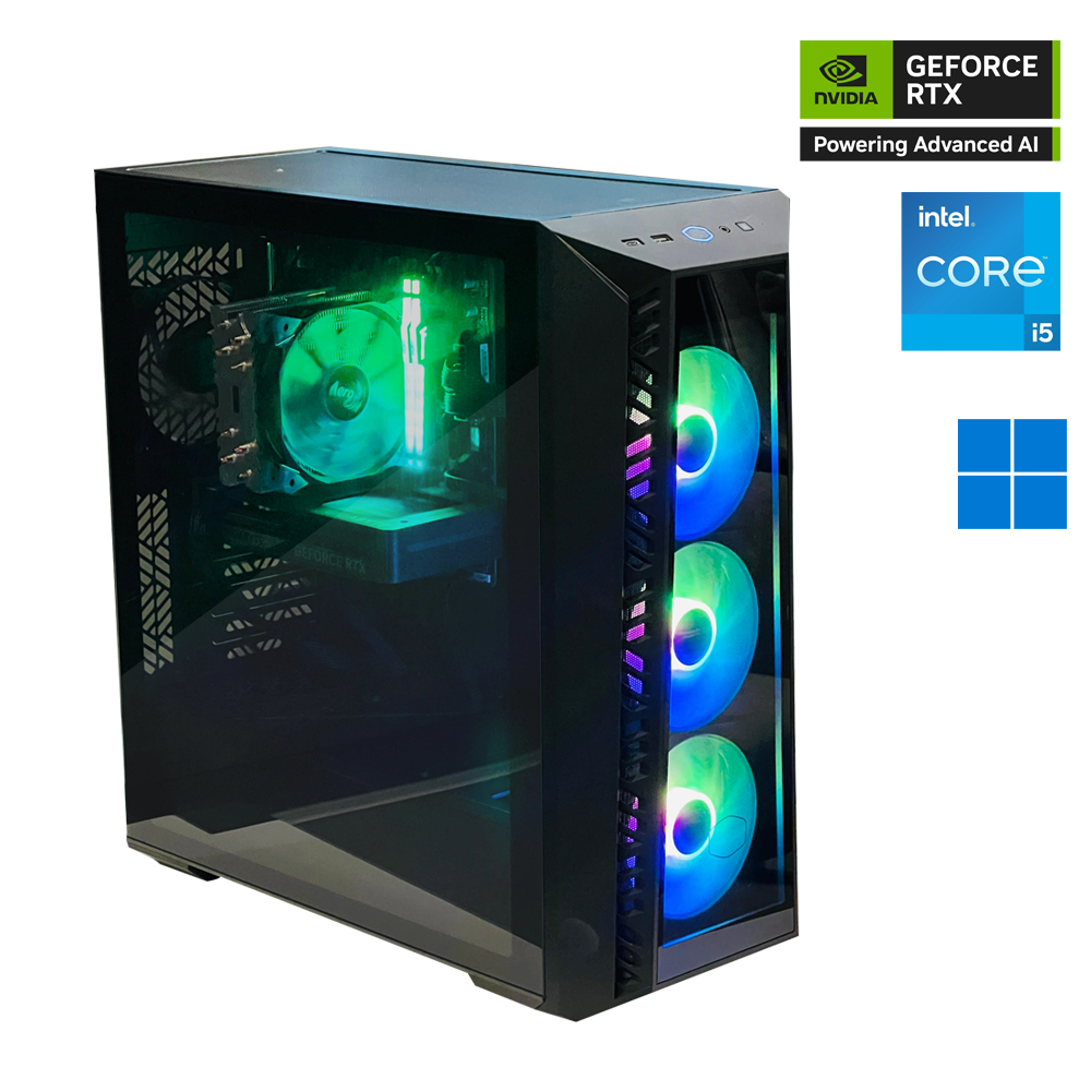 BlackReaper i5 14th Gen Nvidia GeForce RTX 5060 Ti OC 8GB Gaming PC